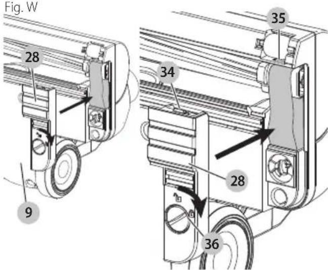 BLACK & DECKER HFEK520J - Removing and cleaning the rotary brushes (Fig. S, T, U, V, W) - 5