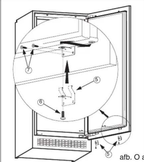 HOTPOINT H55RM1110K1 - Instructies voor installmentie van product met Hettich-scharnieren - 7