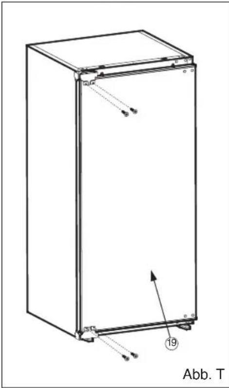 HOTPOINT H55RM1110K1 - Installationsanleitungen für Produkte mit Hettich-Scharnieren - 4