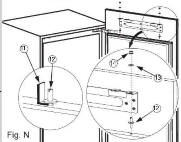 HOTPOINT H55RM1110K1 - Installation instructions for product with Hettich hinges - 7