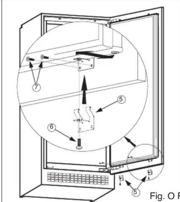 HOTPOINT H55RM1110K1 - Instructions d'installation pour le produit avec des charnières hettich - 8