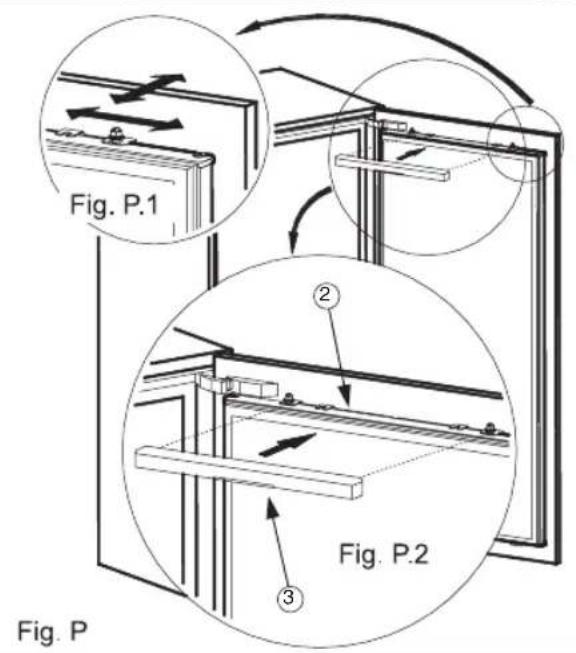 HOTPOINT H55RM1110K1 - Installation instructions for product with Hettich hinges - 9