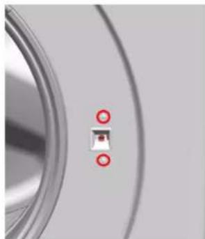 BOSCH Serie 8 WAV28M93 - Ta bort luckans lás - 1