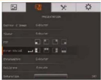 AVer AverVision M70HD - Ecran du menu - 1