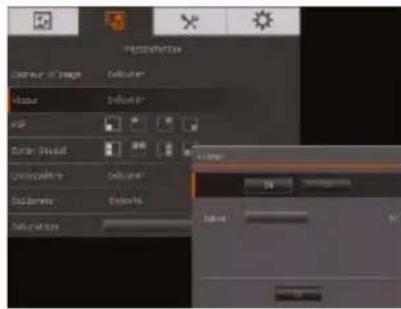 AVer AverVision M70HD - Ecran du menu - 1