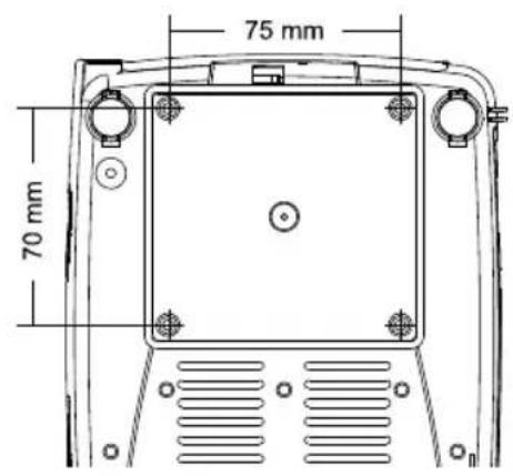 AVer AverVision M70HD - Fixation du M70HD sur une surface plane - 1