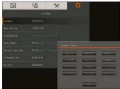 AVer AverVision M70HD - Ecran du menu - 1