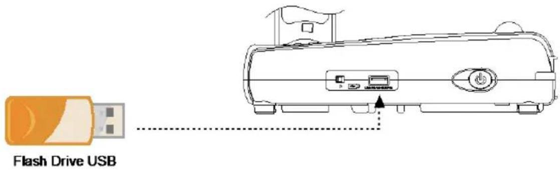 AVer AverVision M70HD - Insertion d'un Flash Drive USB - 1