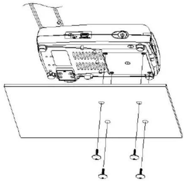 AVer AverVision M70HD - Fixation du M70HD sur une surface plane - 2