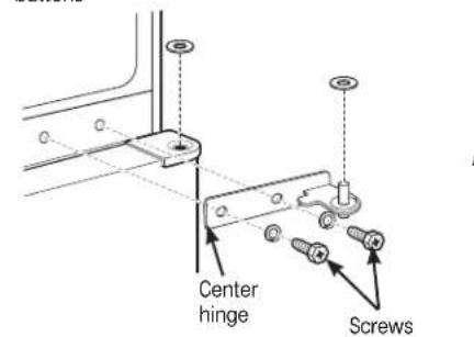 GE GDE03GMKED - 2-Door Reversal (on some models) - 1
