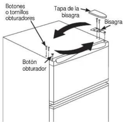GE GDE03GMKED - Inversión de la Puerta (en algunos modelos) - 1
