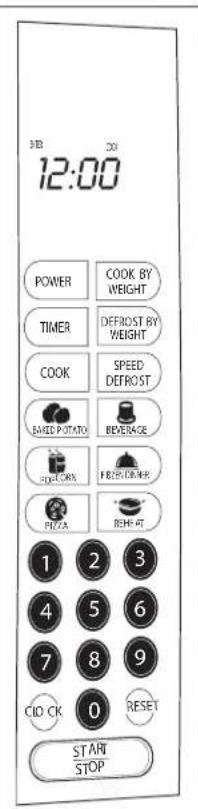 DANBY DMW749SS - CONTROLS - 1
