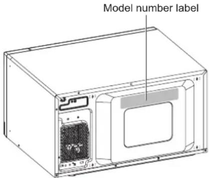 LG LMC2075SW - Location of Model Number - 1