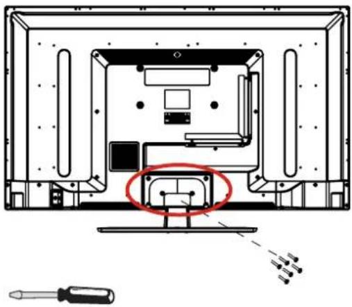 Proscan PLDED4016A - MONTER / DEMONTER LE STAND DE BASE - 1
