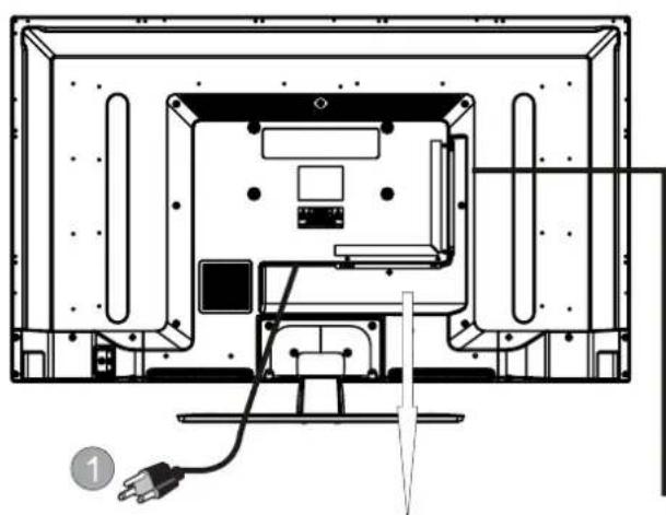 Proscan PLDED4016A - VUE ARRIERE - 1