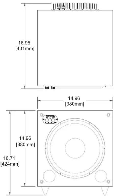 AudioSource PSW110 - PSW112 SPECIFICATIONS - 1
