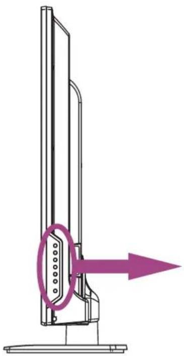 Proscan PLDED5030ACRK - SIDE VIEW - 1