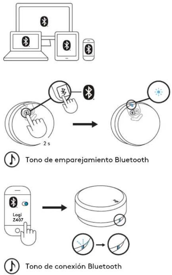 LOGITECH Z407 - CONECTA A TRAVÉS DE BLUETOOTH® - 1