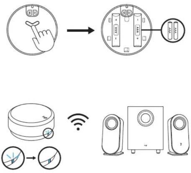 LOGITECH Z407 - CONNECT VIA BLUETOOTH® - 1