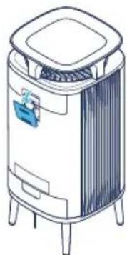 BLUEAIR DustMagnet 5440i - Langkah 1 - 3
