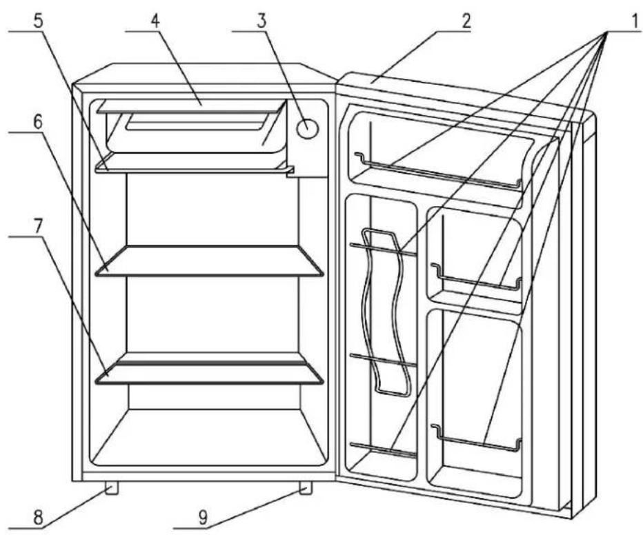 Igloo FR465IE - PARTS & FEATURES - 1