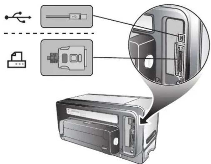 HP Business Inkjet 1200DN - Punto 7: Collegare il cavo di alimentazione e accendere la stampante. - 5