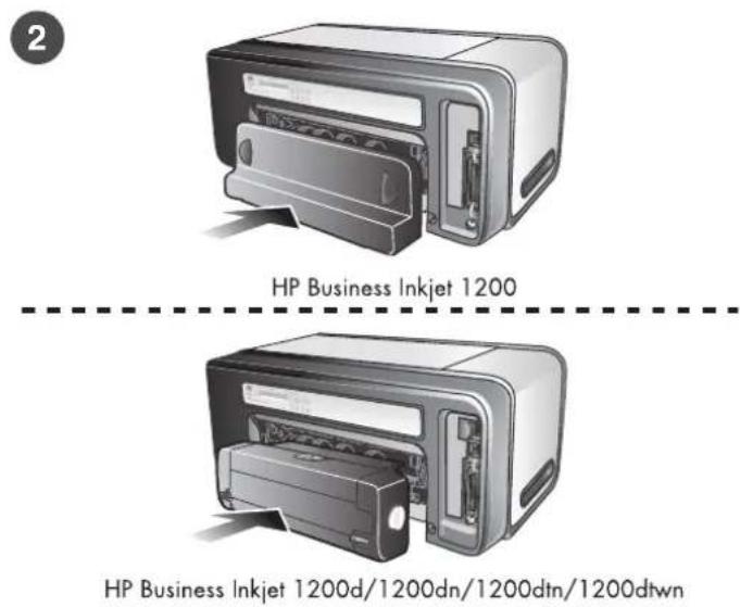 HP Business Inkjet 1200DTWN - Check the package contents. - 2