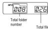SONY CFDG555CPK - Checking the information of an MP3 disc - 1