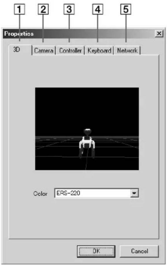 SONY ERF220AW05 - Properties dialog box - 1
