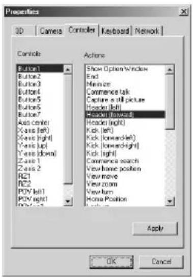 SONY ERF220AW05 - Affectation d'actions aux boutons du contrôleur - 1