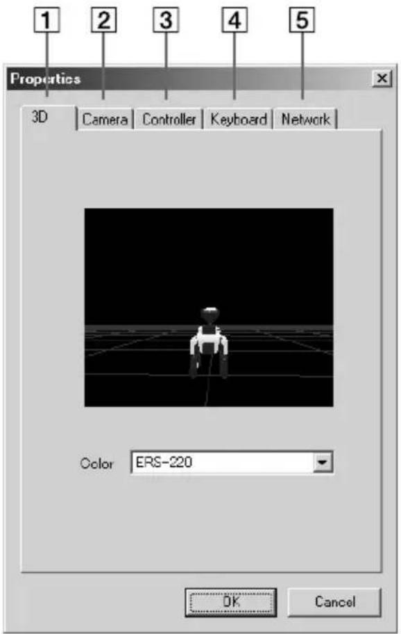 SONY ERF220AW05 - Dialogfeld „Properties“ - 1