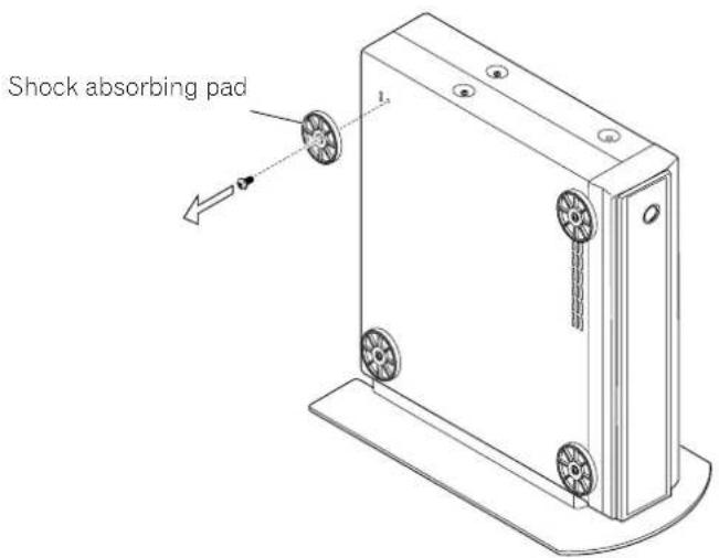Shock absorbing pad