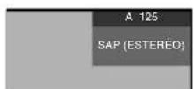 PIONEER PDP5060HD - Cuando se está recibiendo señales de sonido ESTÉREO + SAP - 2