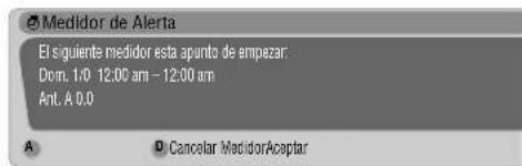 Medidor de Alerta El siguiente medidor esta apunto de empezar: Dom. 1:0 12:00 am – 12:00 am Ant. A 0.0 A Cancelar MedidorAceptar