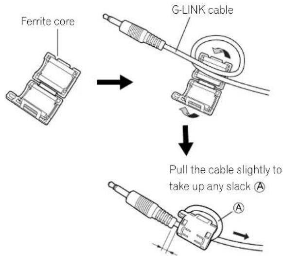 PIONEER PDP5070HD - Attaching the ferrite core - 1
