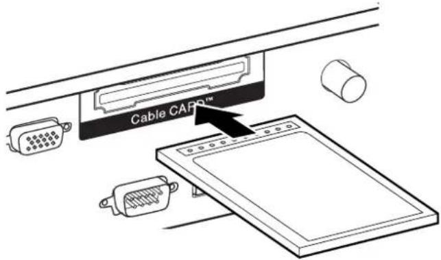 PIONEER PDP5070HD - Inserting the CableCARD™ - 2