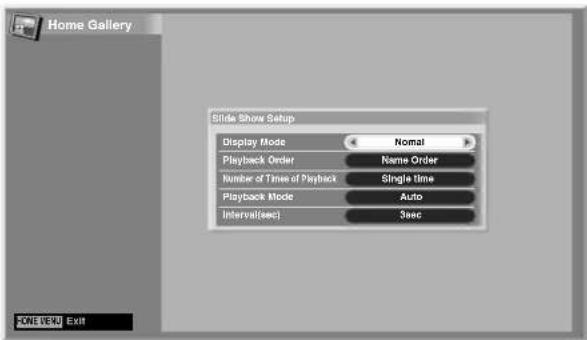 PIONEER PDP5070HD - Starting the Slide Show Setup screen - 1