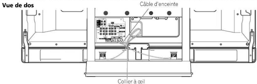 PIONEER PDP5070HD - Cheminement des câbles - 1