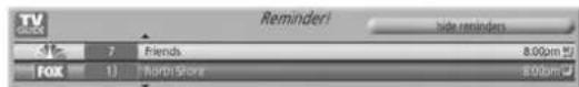 PIONEER PDP5070HD - When scheduled reminder is due (auto-tune is OFF) - 1
