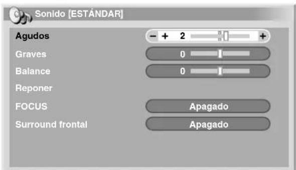 PIONEER PDP5070HD - Ajustes del sonido - 1