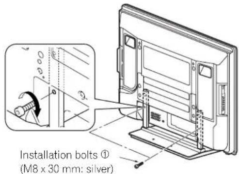 PIONEER PDP5070HD - Attaching the stand again - 3