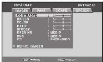 PIONEER PRO810HD - Ajustes de laImagen y de la pantalla - 3