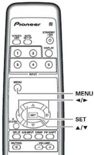 PIONEER PRO810HD - Réglages d'économie d'énergie (ÉCONOM. D'ENERGIE) - 2