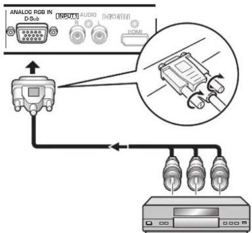 PIONEER PRO810HD - Cuando conecte a ANALOG RGB IN (INPUT1) - 1