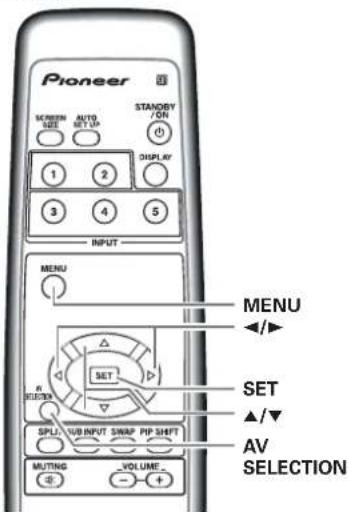 PIONEER PRO810HD - Picture Adjustment (2) - 2