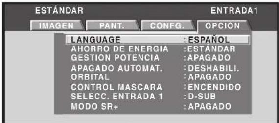 PIONEER PRO810HD - Ajuste orbital (ORBITAL) - 4