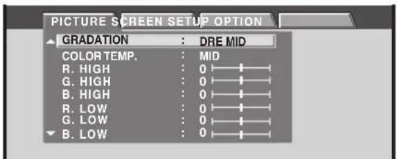 PIONEER PRO810HD - Picture Adjustment (2) - 4
