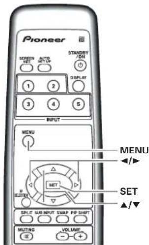 PIONEER PRO810HD - Posicion de la mascara lateral (CONTROL MASCARA) - 2