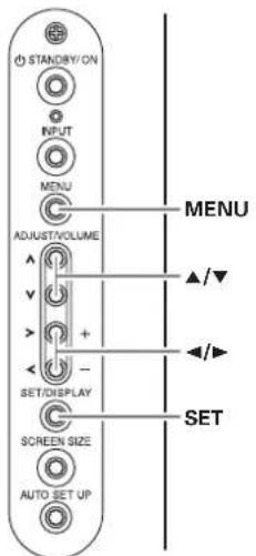 PIONEER PRO810HD - Réglage de POSITION, HORLOGE et PHASE (Réglage manuel) - 1