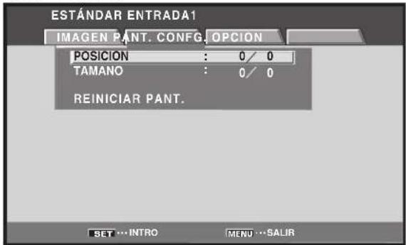 PIONEER PRO810HD - Ajuste de la POSICION, RELOJ y FASE de la pantalla (Ajuste manual) - 7
